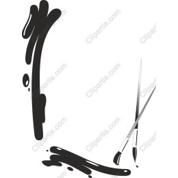 Artistic Brush Frame