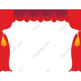 Elegant Red Curtain
