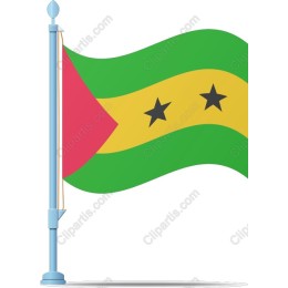 S?o Tome and Principe Flag