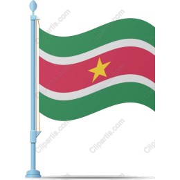 Suriname National Flag