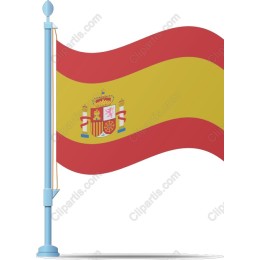Vibrant Spanish Flag