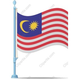 Malaysian Flag in and
