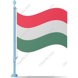 Hungarian Flag in and