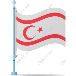 Crescent Moon and Star Flag
