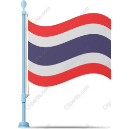 Thai Flag in and