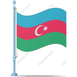 Azerbaijan Flag