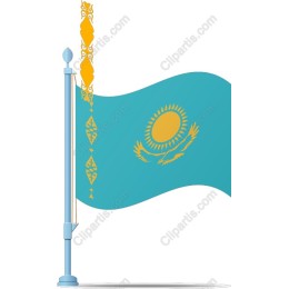 Kazakhstan Flag