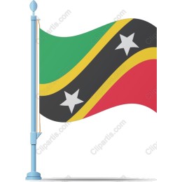 Saint Kitts and Nevis Flag