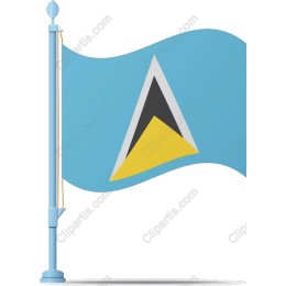 Saint Lucia Flag