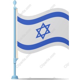 Israeli Flag in and