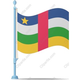 Central African Republic Flag