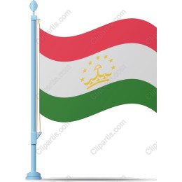 Tajikistan Flag