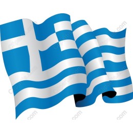 Greek Flag in and
