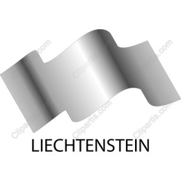 Elegant Liechtenstein Flag
