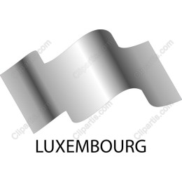  Flag of Luxembourg - Metallic