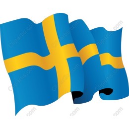 Swedish Flag Wave