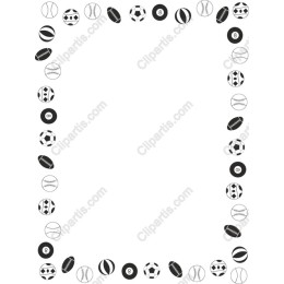 Sports Ball Border