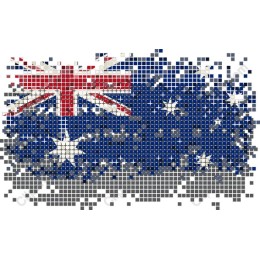 Mosaic Australian Flag