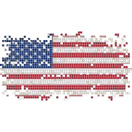 American Flag Mosaic