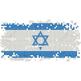 Israeli Flag Mosaic