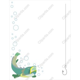 Vibrant Fishing : Fish with Bubbles and Hook