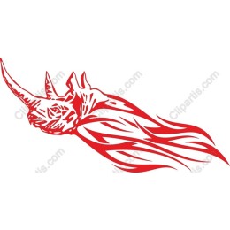 Sleek Rhino in Motion