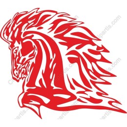 Fierce Horse Head