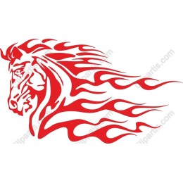Fiery Horse Head