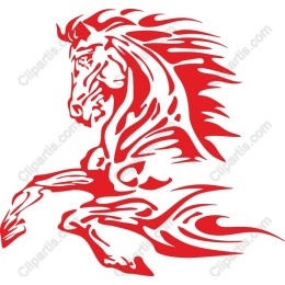 Dynamic Red Horse work