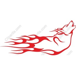 Red Wolf in Motion