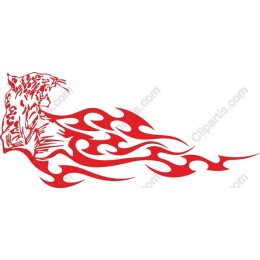 Fierce Tiger Flames