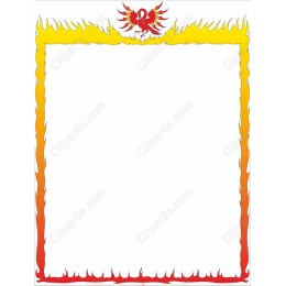 Phoenix Flames Frame