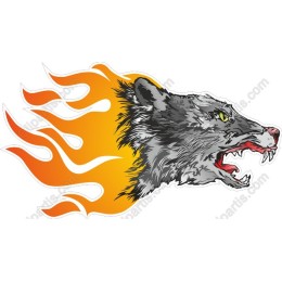 Fierce Wolf Flame