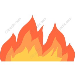 Vibrant Flame Graphic
