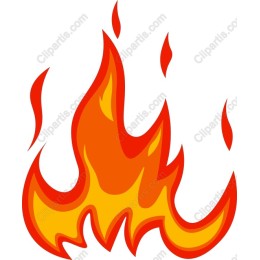 Vibrant Fire Flame