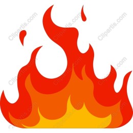 Vibrant Fire Flame