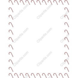 Candy Cane Border