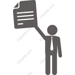Businessman Holding Document