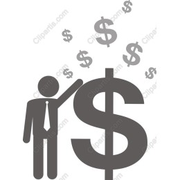 Businessman Dollar Sign