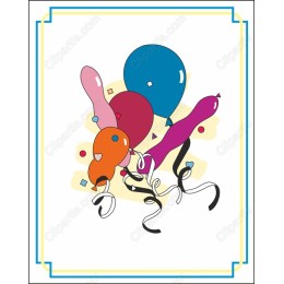 Colorful Celebration Balloon