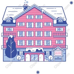 Welcoming Winter Lodge