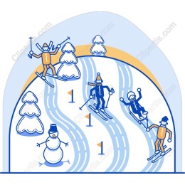 Winter Sports Skiing