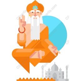 Meditating Guru