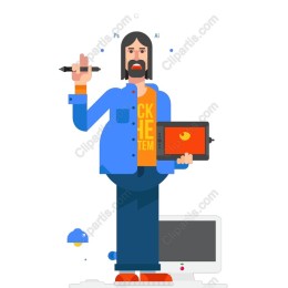 Vibrant Digital Artist