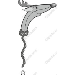 Whimsical Reindeer Head