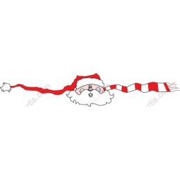 Santa Claus with Playful Scarf