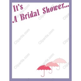 Bridal Shower Umbrella