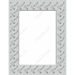 Metal Diamond Plate Frame