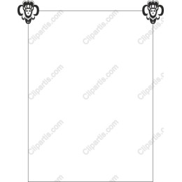 Elegant Black and White Ornamental Monkey