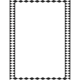 Elegant Diamond Border
